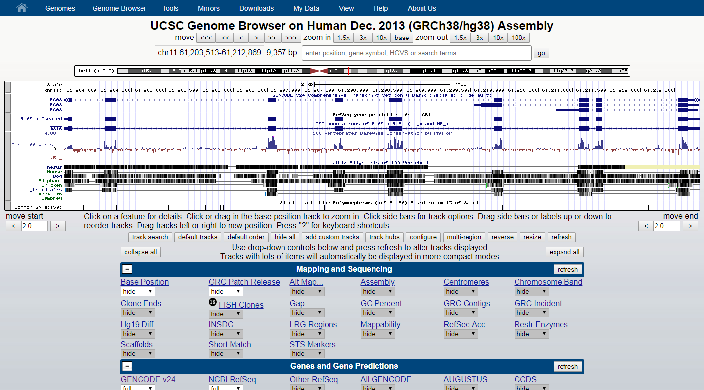    Genome Browser