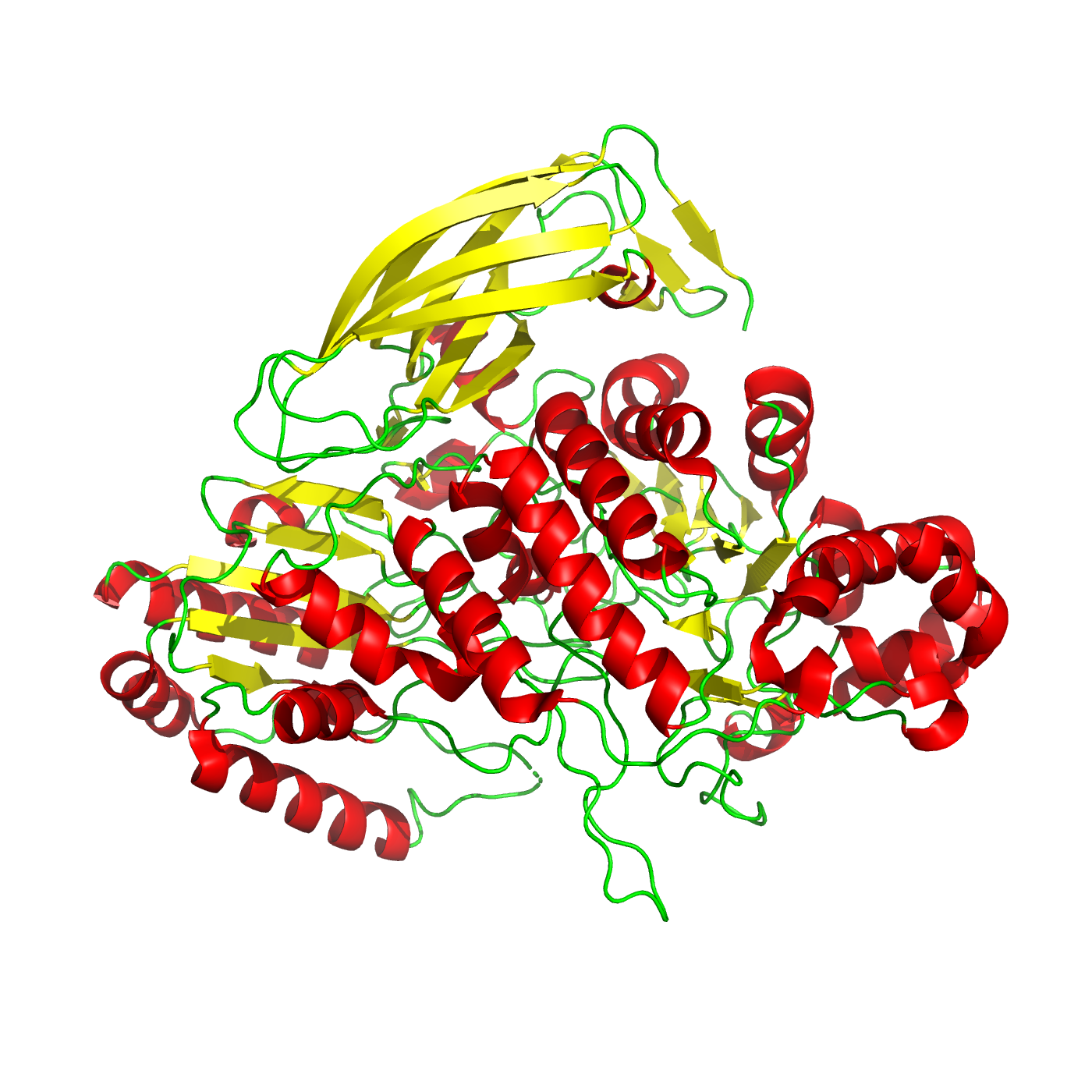 Вторичная структура белка 2X42