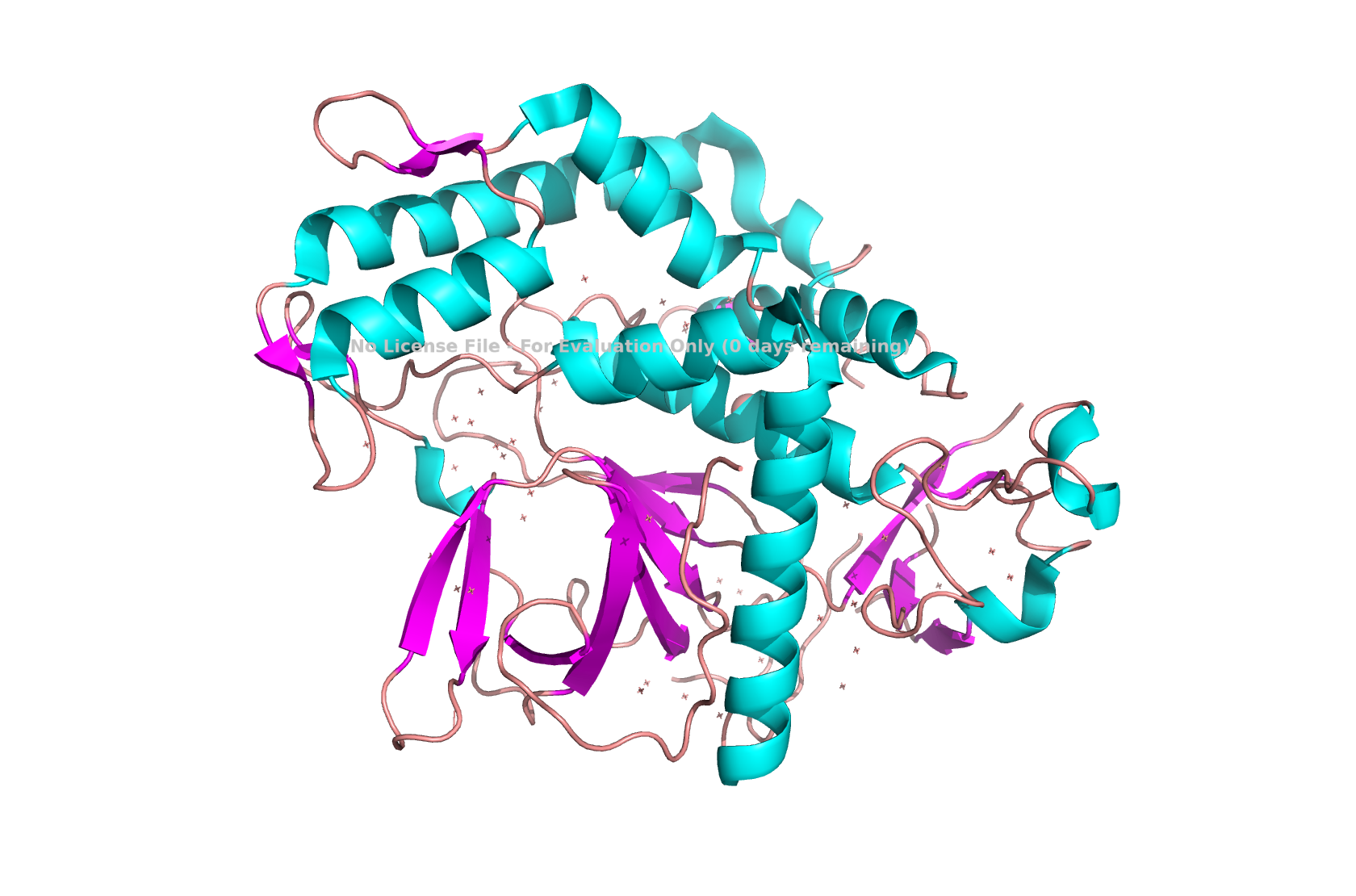 Рис. 4. Вторичные структуры 3QIX.