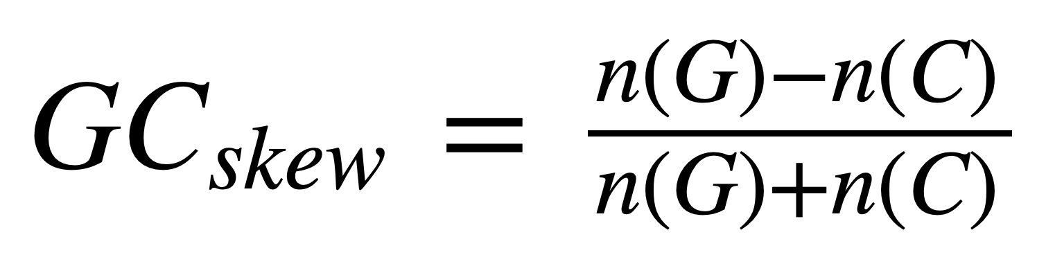 Формула GC-skew