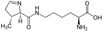 Структурная формула пирролизина