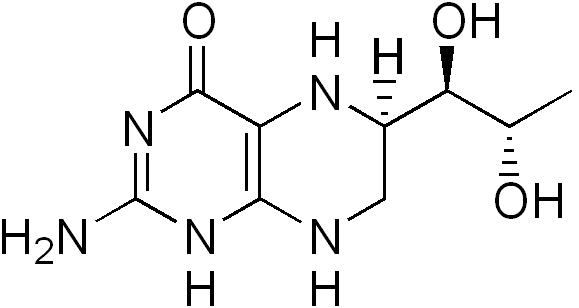 Tetrahydrobiopterin_structure