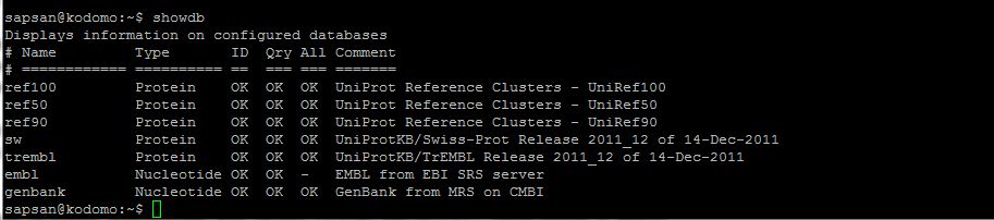 showdb