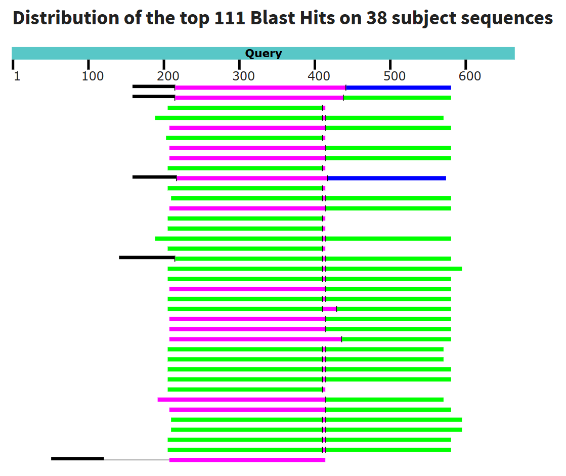 graphic summary tblastx