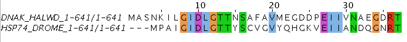 Screenshot of the part of needle alignment