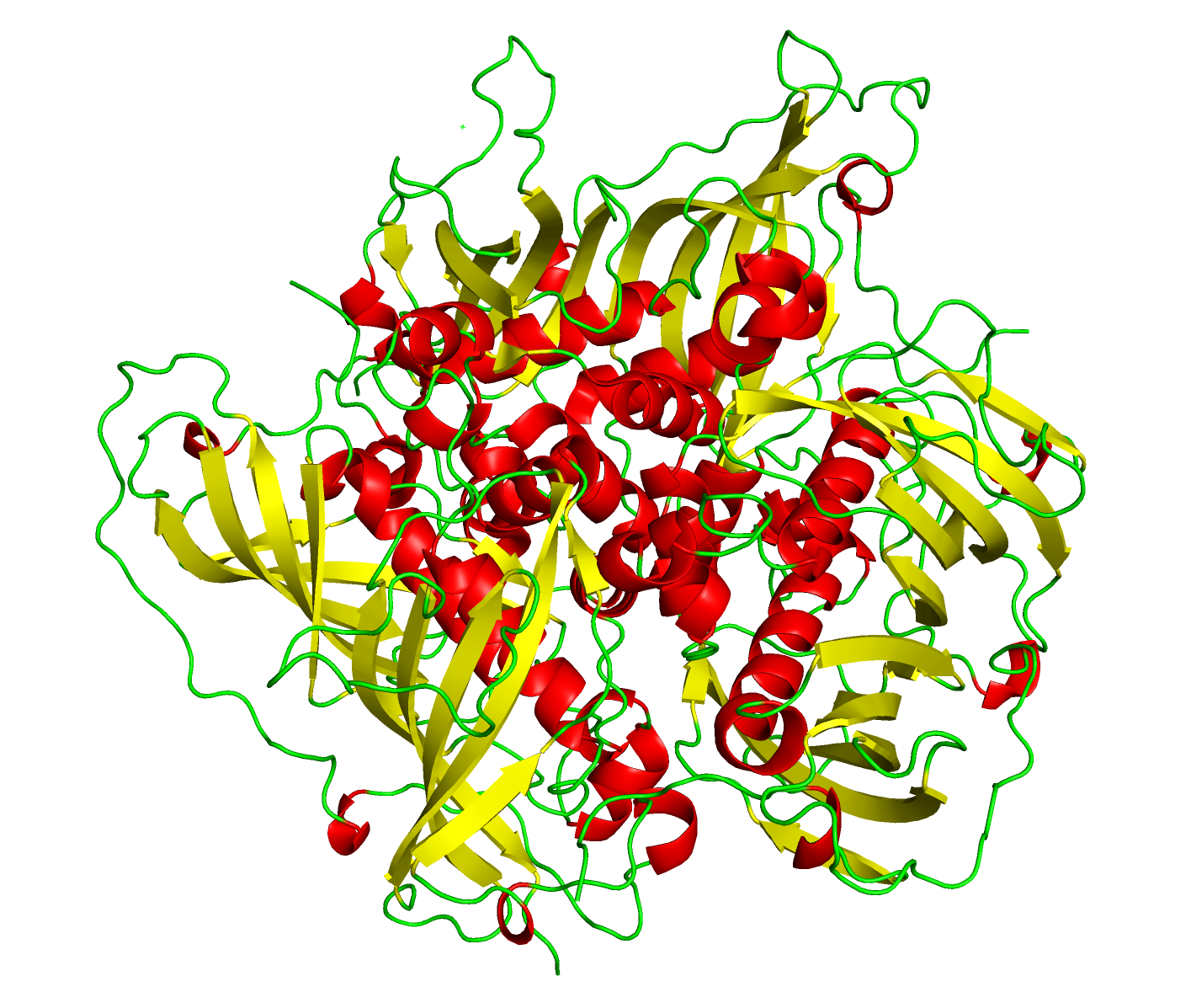 Beta-methylmalyl-CoA dehydratase secondary structure