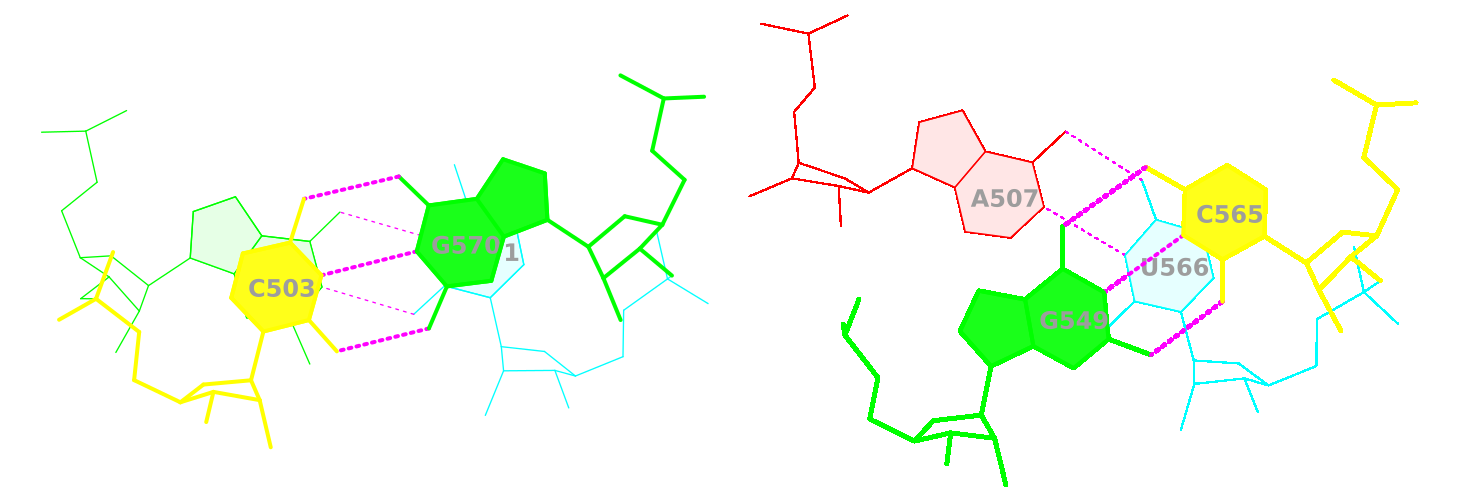 Stacking in tRNA
