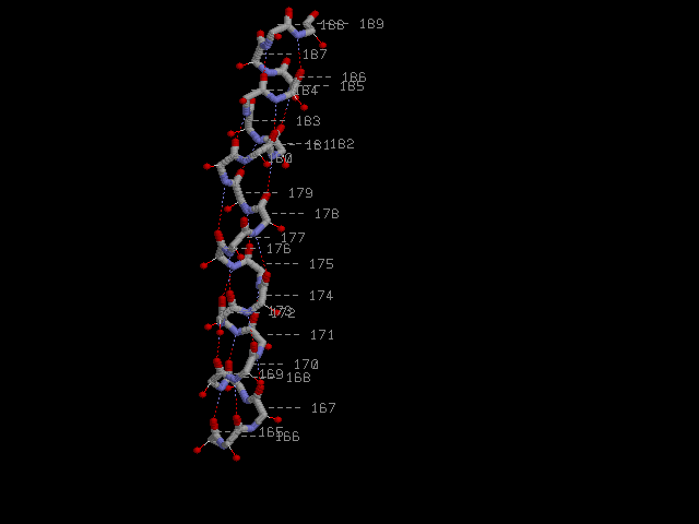 helix backbone & cbeta
