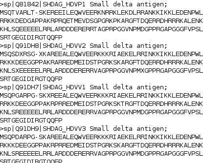 sequences in mousepad